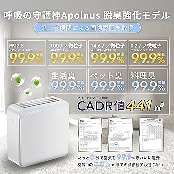 ヨシ 高性能空気清浄機 Vesta Apolnus Vesta 新品未開封 Amazon.co.jp: 【フィルター交換不要】Apolnus Vesta